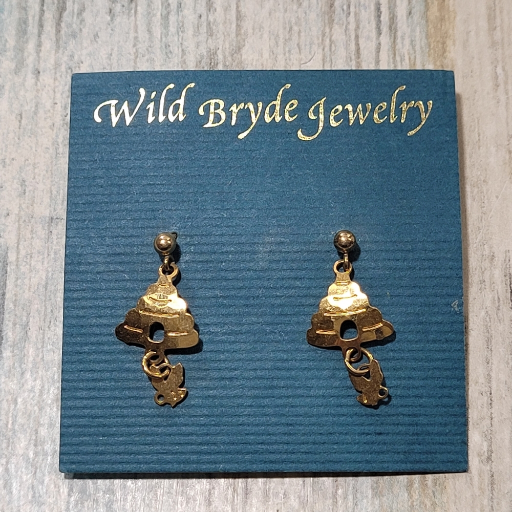 Wild Bryde Bee Nest Earrings.
